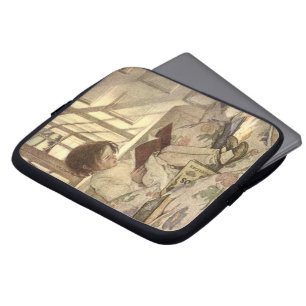 Klassiek kind dat een boek leest, Jessie Willcox S Laptop Sleeve