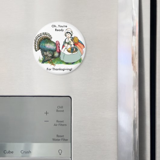 Klassiek klaar voor Thanksgiving Magneet (Insitu (Koelkast))