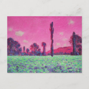 Klassiek klaprozenveld van Claude Monet Briefkaart