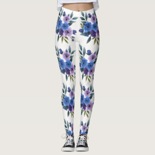 Klassiek Kleurrijk, Crazy, Trendy, Moedig bloemrij Leggings