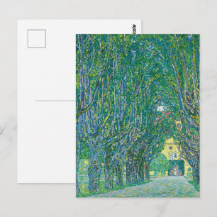 Klassiek Klimt Groen Natuur Landschap Fijne Kunst Briefkaart