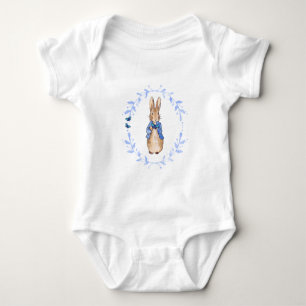 Klassiek konijn blauwe jas romper