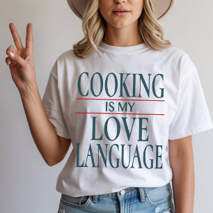Klassiek kookcadeau voor vrouwen, cadeau voor chef t-shirt