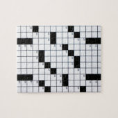 Klassiek kruiswoordraster legpuzzel (Horizontaal)