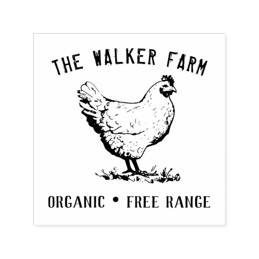 klassiek Kunst Gepersonaliseerd Ei Zelfinktende Stempel (Design)