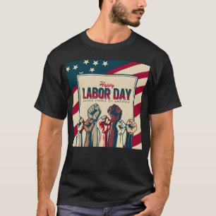 Klassiek Labor Day-vieringscadeau T-shirt