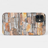 Klassiek land baksteen steen steen patroon Case-Mate iPhone case (Achterkant (horizontaal))
