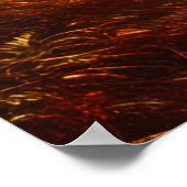 Klassiek landschap mooi Kleuren gouden herfst Poster (Hoek)