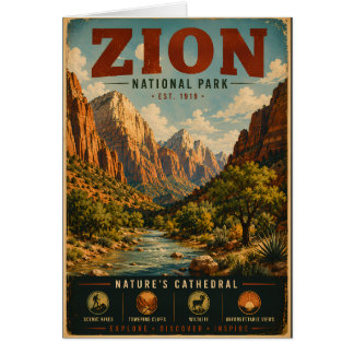 Klassiek landschap van Zion National Park met T