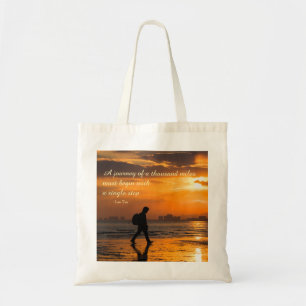 Klassiek Lao Tzu Reisquote Tote Bag