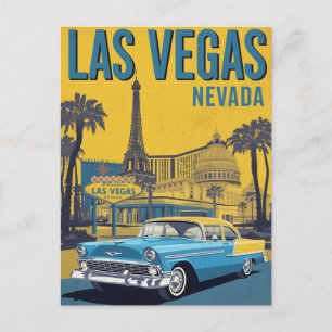 Klassiek Las Vegas Nevada Reis Briefkaart