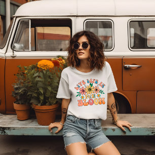 Klassiek Leef het Leven in Volle Bloei T-shirt