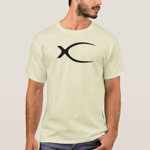 Klassiek letter X monogram T-shirt