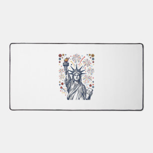Klassiek Liberty Vuurwerk Patriottisch Vector Desi Bureaumat