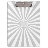 Klassiek licht grijs draaiend wiel klembord (Voorkant)