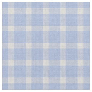 Klassiek licht poederblauw groot geruit stof