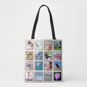 Klassiek Lijst Foto collage Tote Bag
