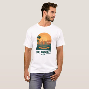 Klassiek Los Angeles Californië Retro Hollywood  T-shirt