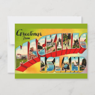 Klassiek Mackinac Island  Briefkaart