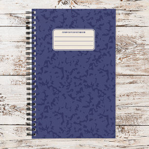 Klassiek marmerpatroon in vintage compositie-stijl notitieboek
