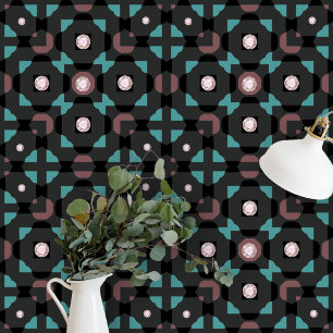 Klassiek Marokkaans geometrisch rooster met edelst Behang