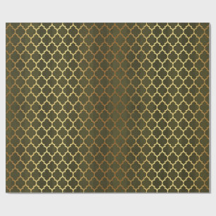 Klassiek Marokkaans patroon in Gold Wrapping Paper Cadeaupapier