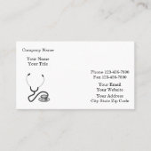 klassiek medisch visitekaartje (Voorkant)