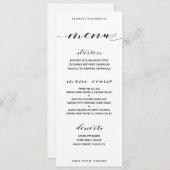 Klassiek  menu (Voorkant / Achterkant)