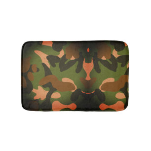 Klassiek militair camouflagepatroon badmat