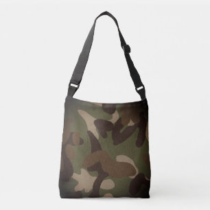 Klassiek militair camouflagepatroon crossbody tas
