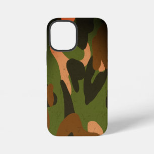 Klassiek militair camouflagepatroon iPhone 12 mini hoesje