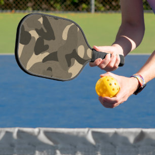 Klassiek militair camouflagepatroon pickleball paddle