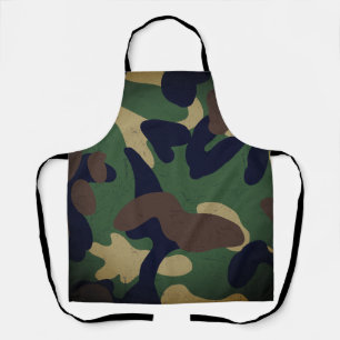 Klassiek militair camouflagepatroon schort