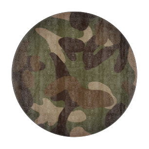 Klassiek militair camouflagepatroon snijplank