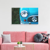 Klassiek Mini Austin Canvas Afdruk (Insitu (Woonkamer))