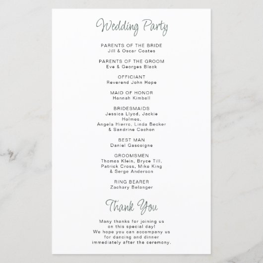 Klassiek minimalistisch Eucalyptus Weddenschap pro (Achterkant)