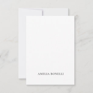 Klassiek Minimalistische Professioneel Eenvoudig RSVP Kaartje