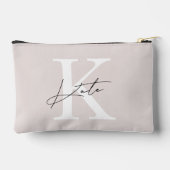 Klassiek Modern Monogram bruidsmeisje Gift Etui (Achterkant)