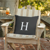 Klassiek Modern Monogram Buitenkussen (Stoel)