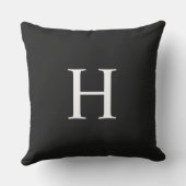 Klassiek Modern Monogram Buitenkussen (Achterkant)