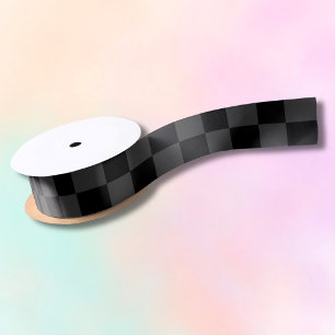 Klassiek Modern Zwart & Rokerig Zwart Checkerboard Lint