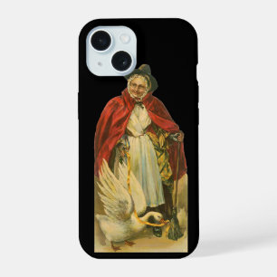 Klassiek Moeder de Gans Sprokenboek uit het victor iPhone 15 Hoesje