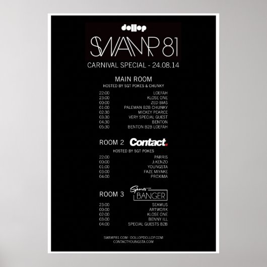 klassiek moeras-poster poster (Voorkant)