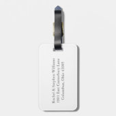 Klassiek monogram | Bagage label (Achterkant verticaal)