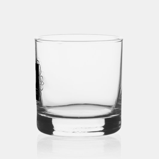 Klassiek Monogram Fancy Lijst Custom Whisky Glas (Links)