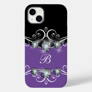 Klassiek Monogram Glitzy Bling Case-Mate iPhone 14 Plus Hoesje
