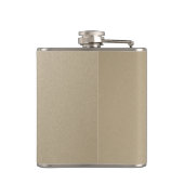 Klassiek Monogram Gouden Bruidsjonkers Heupfles (Achterkant)