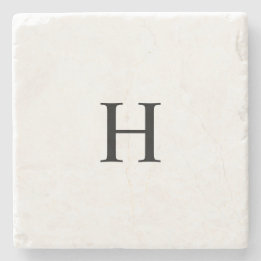 Klassiek Monogram Stenen Onderzetter
