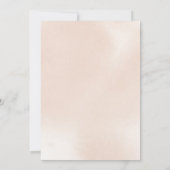 Klassiek mosterd roze roze Vrijgezellenfeest Kaart (Achterkant)