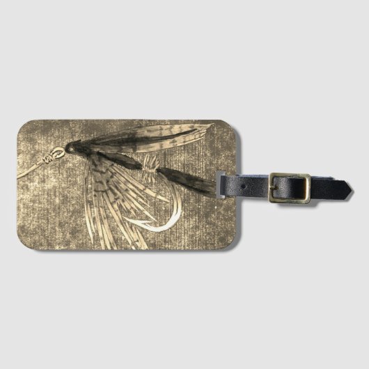 Klassiek natte Bagagelabel (Voorkant (horizontaal))